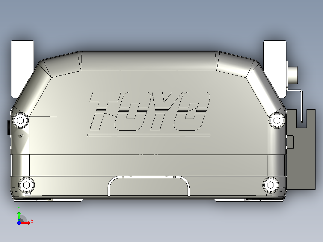 Toyo东佑达直线模组-ETH13-200-BC-M20-C4反前视图