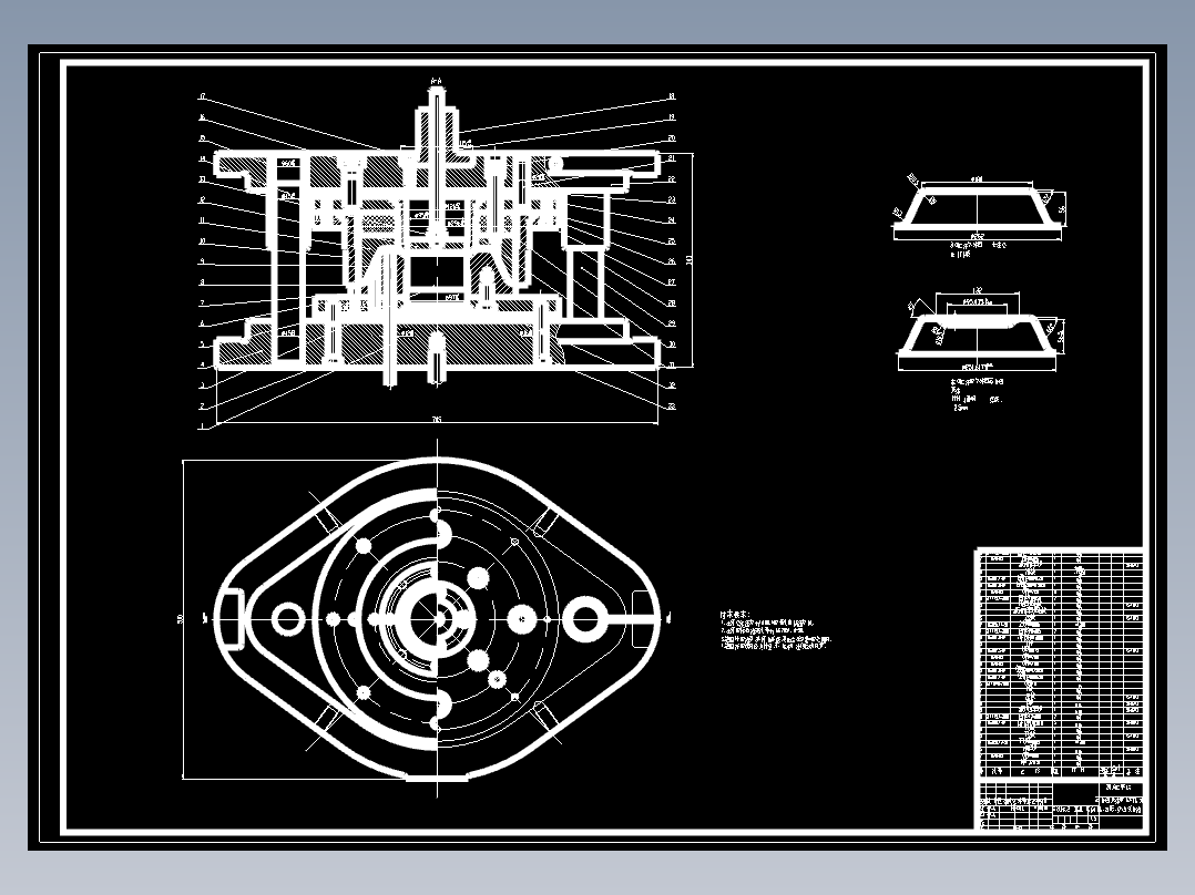 离合器壳体中心大孔冲孔，成型，修边复合模设计（有cad图+开题报告等）