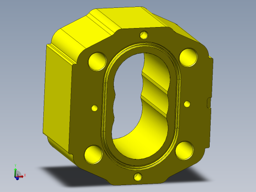基于UG铝合金缸体零件的仿形加工