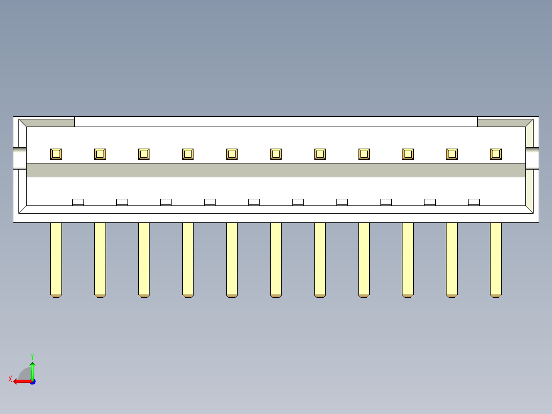 JST-S11B-PH-K-S后视图
