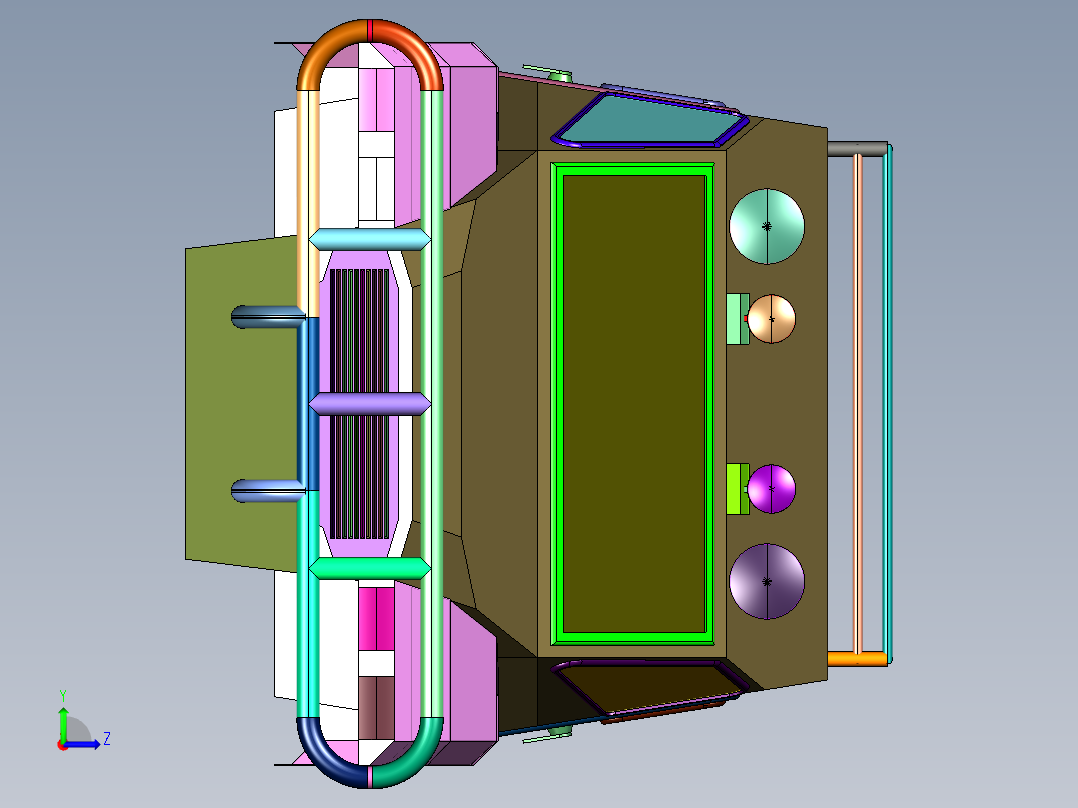 西伯利亚征服者ATV全地形越野车左视图