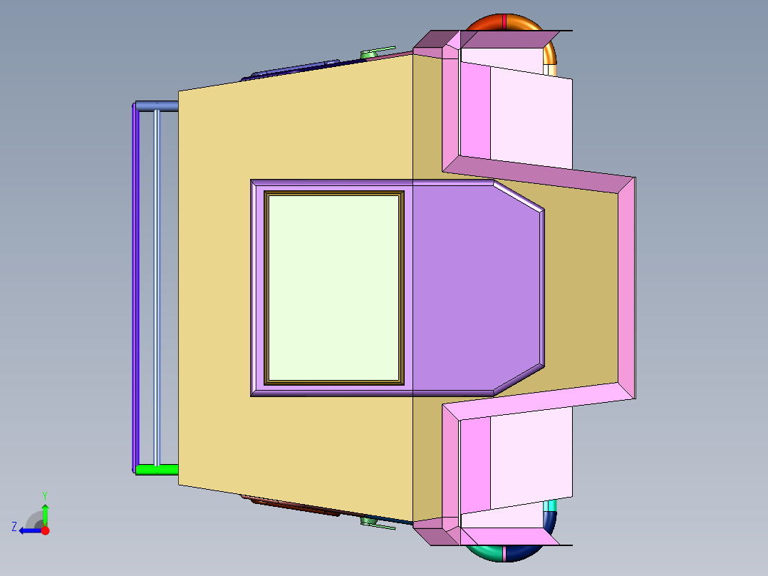 西伯利亚征服者ATV全地形越野车右视图