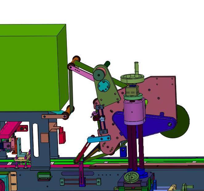 顶部压贴即时打印贴标机