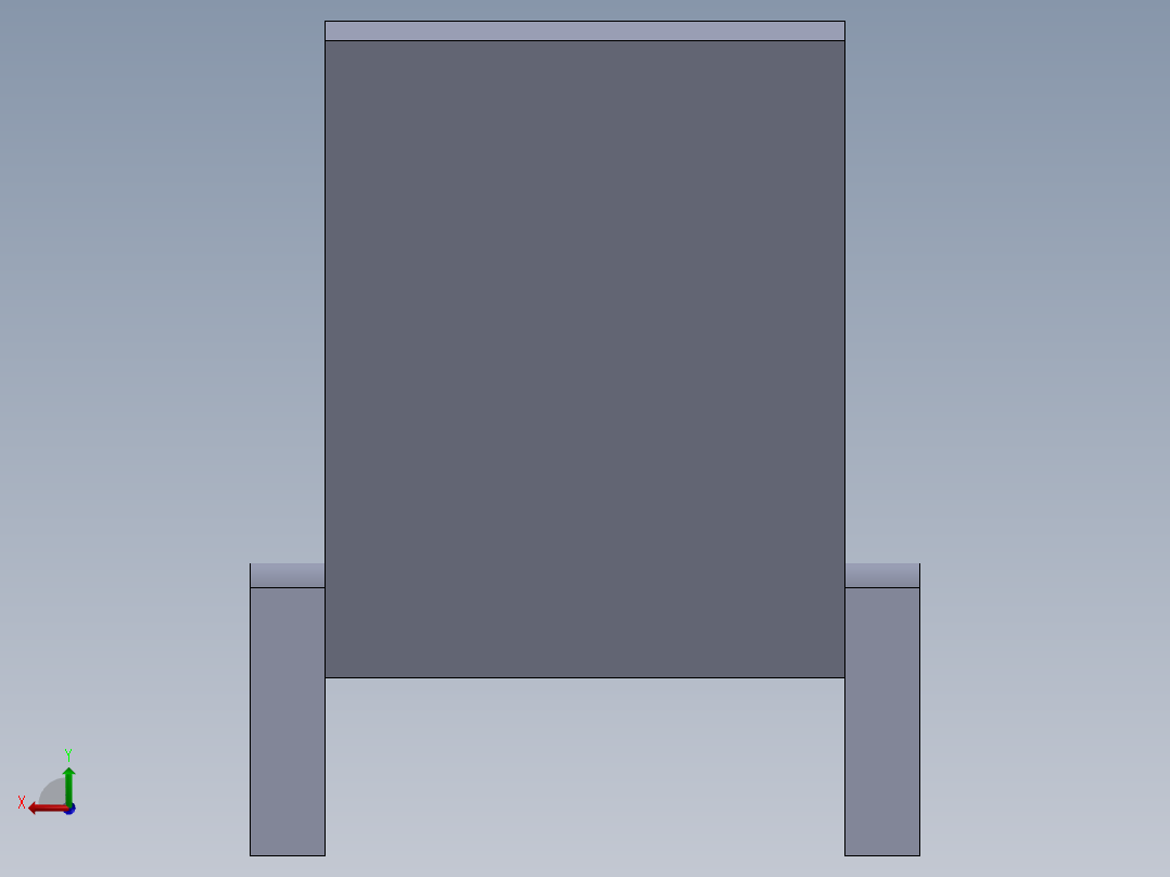 SW建模练习题-practice 87后视图