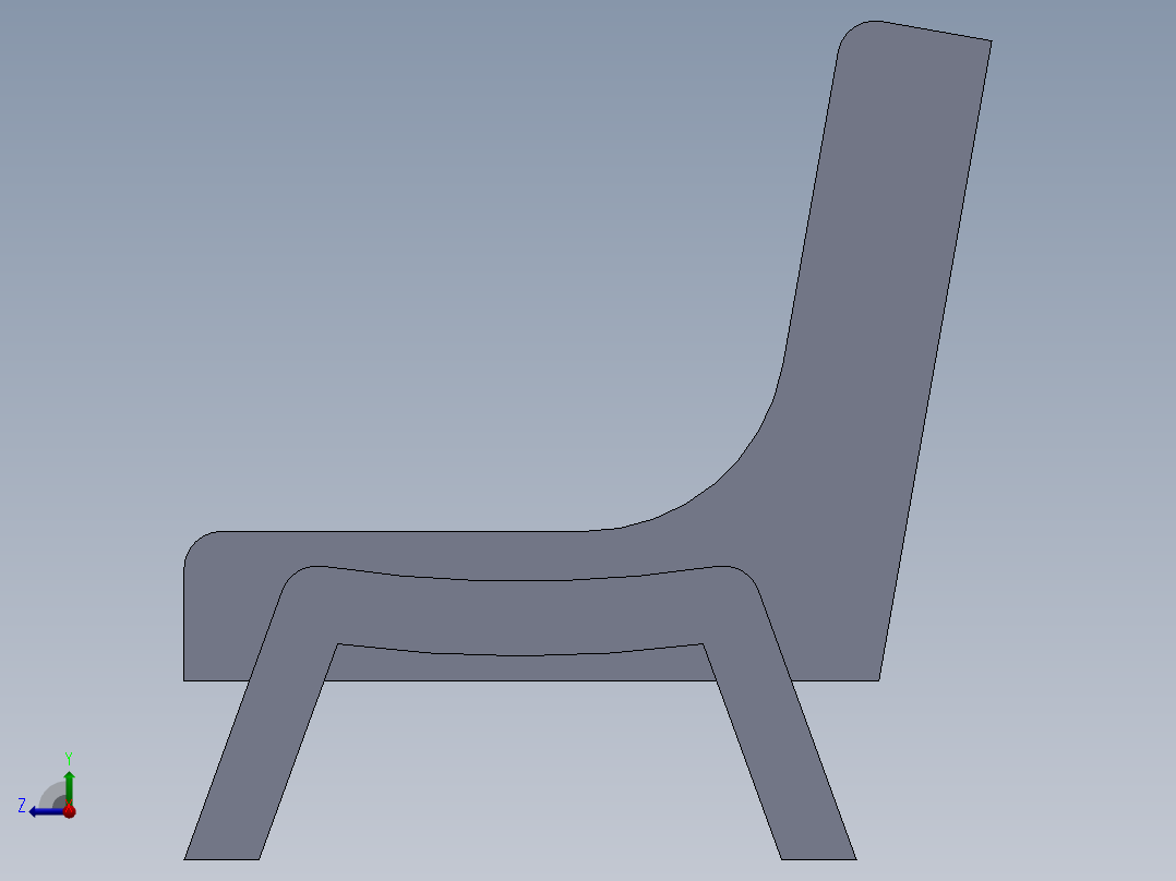 SW建模练习题-practice 87右视图