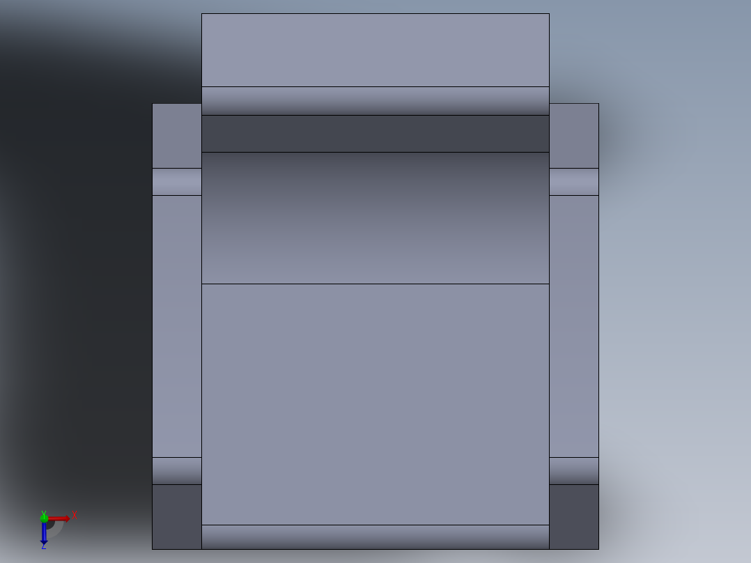 SW建模练习题-practice 87俯视图