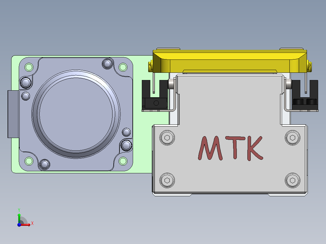 GTH内嵌丝杆全封闭GTH8-BL-400W前视图