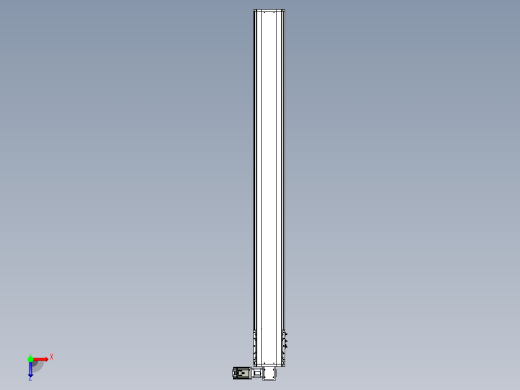 东锦同步带传动-直线滑台模组DH210B-L150-S2000-BL-P750W-C3.STEP俯视缩略图