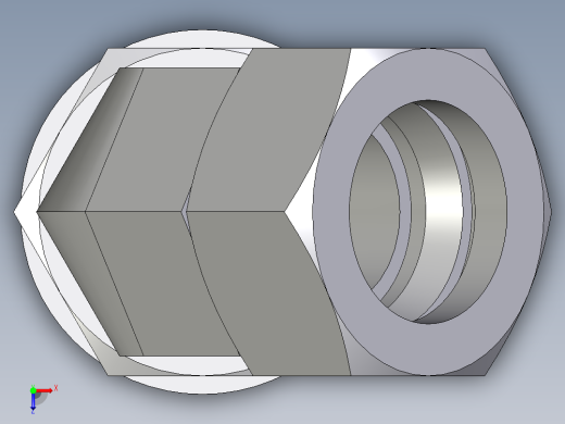 卡套式工业通用硬管接头EO_Adjustable_locknut_45_deg_elbow_VEE28LRCF俯视缩略图