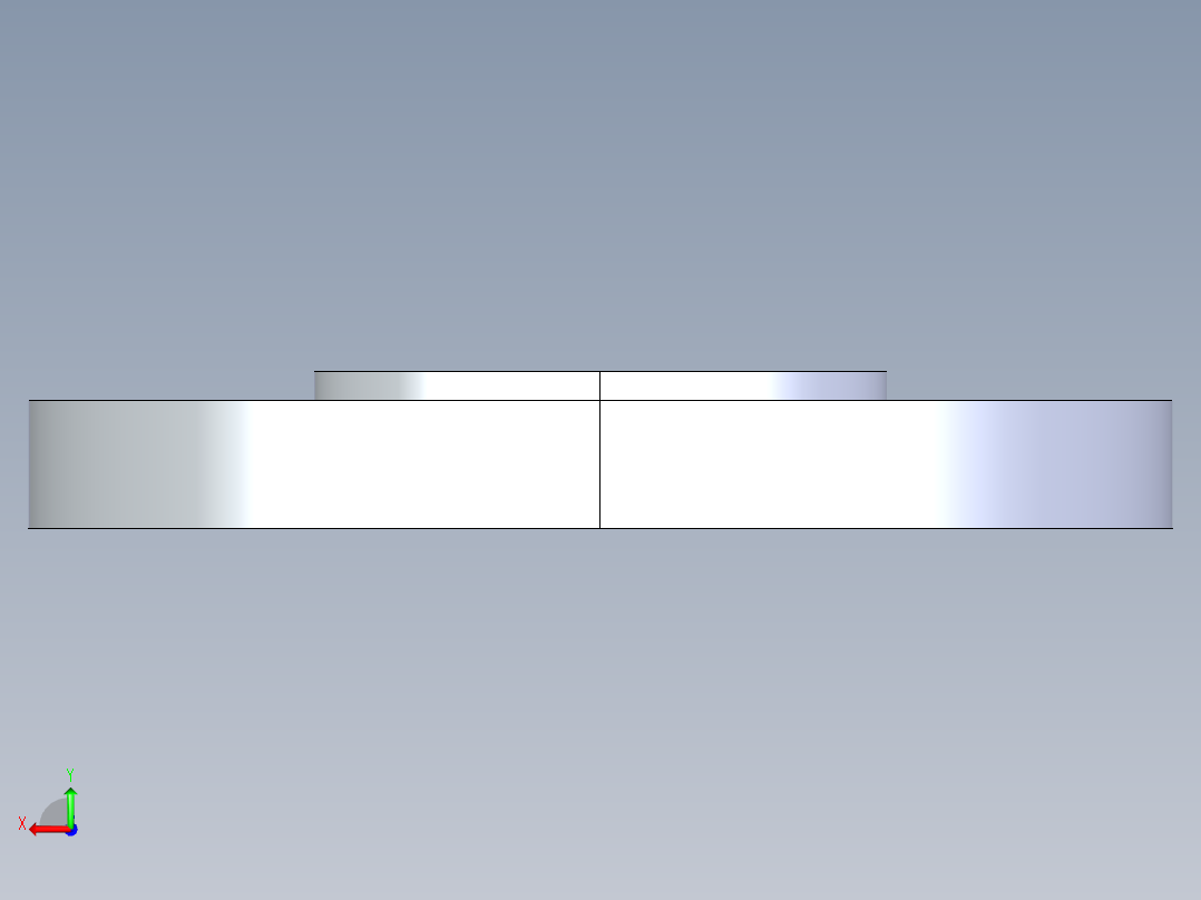 聚氯乙烯配件25-Sch80_Blind Flange_853-025_2.5in后视图