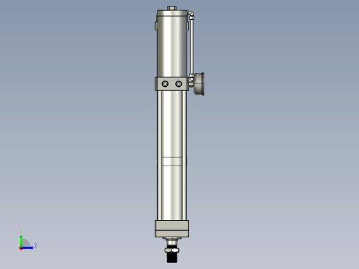 STF快速型气液增压缸1501120==80左视缩略图