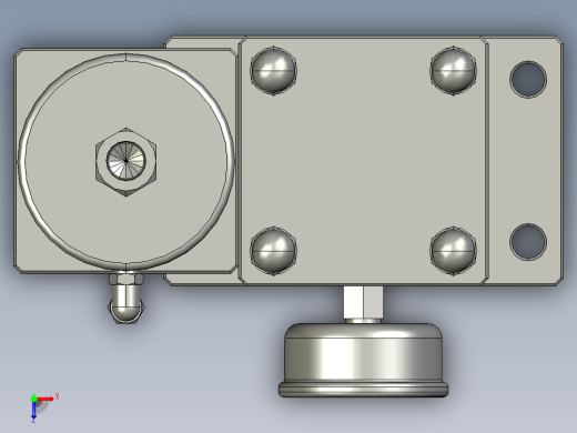 STF快速型气液增压缸1501120==80俯视缩略图