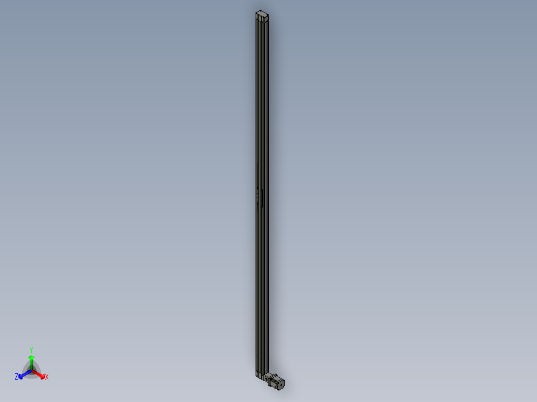 模组FBL100E3500-L正等轴测图