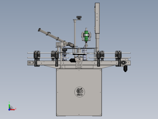 自动灌装上盖拧紧设备前视缩略图