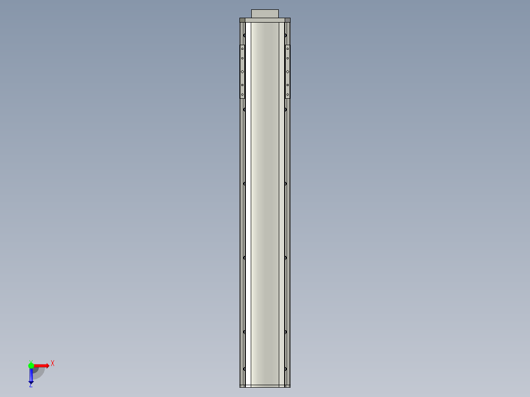 CCTL模组螺杆-TL135-S700-BM俯视图