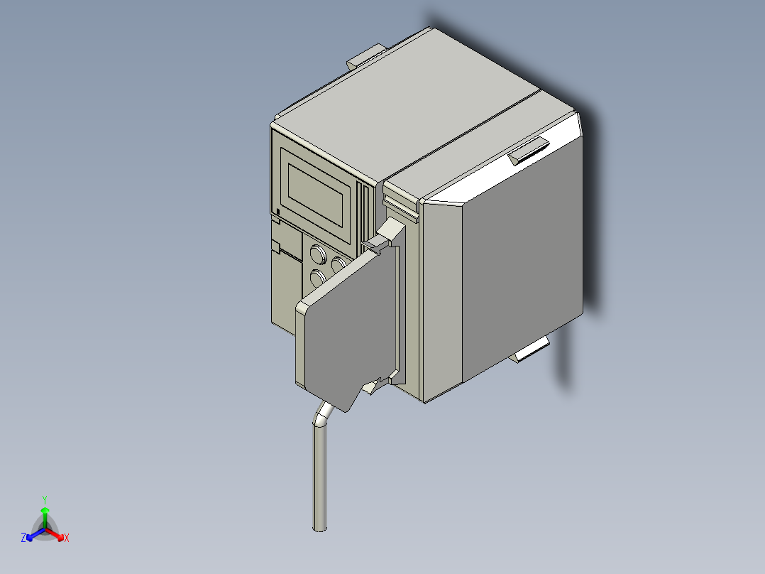 基恩士KV-5000_kc图纸模型主视图