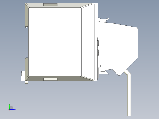 基恩士KV-5000_kc图纸模型左视缩略图
