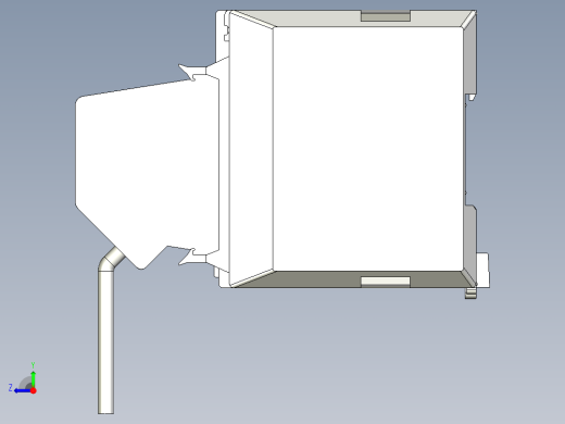 基恩士KV-5000_kc图纸模型右视缩略图