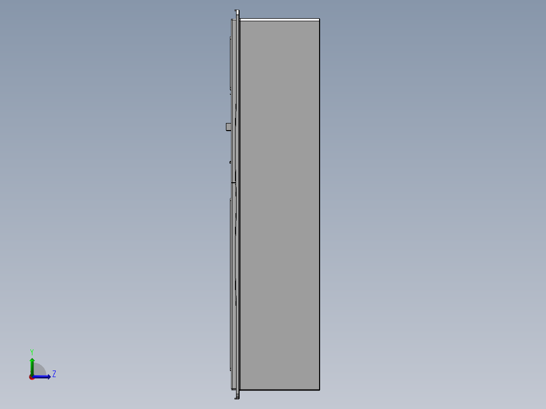 5G一体化机柜模型==1218093==45左视图