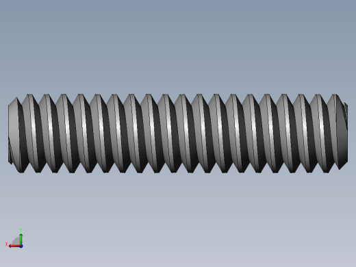 DIN 913-ISO 4026 固定螺钉-M1.4 L=6.SLDPRT后视缩略图