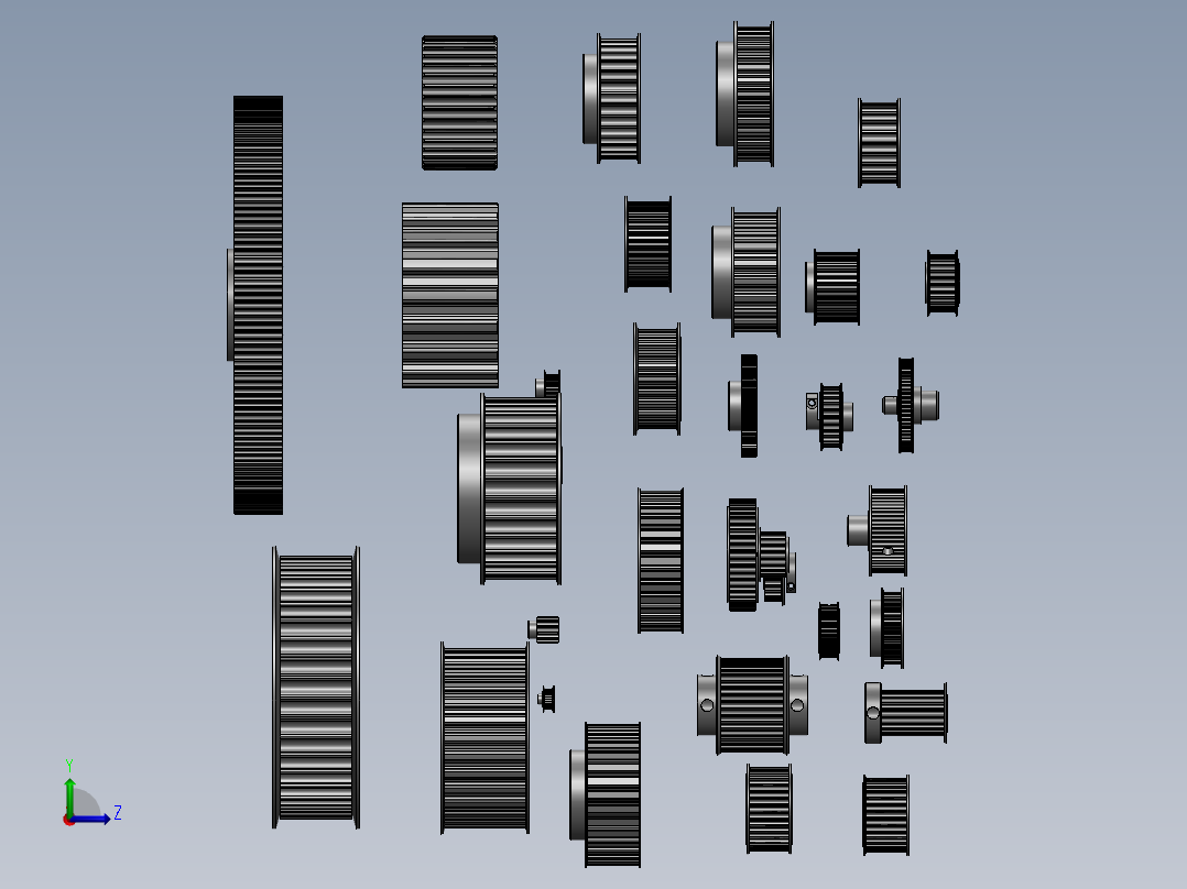 同步带轮SW三维==1449750==50左视图