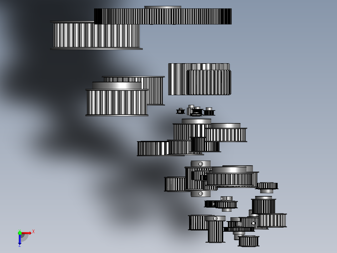 同步带轮SW三维==1449750==50俯视图