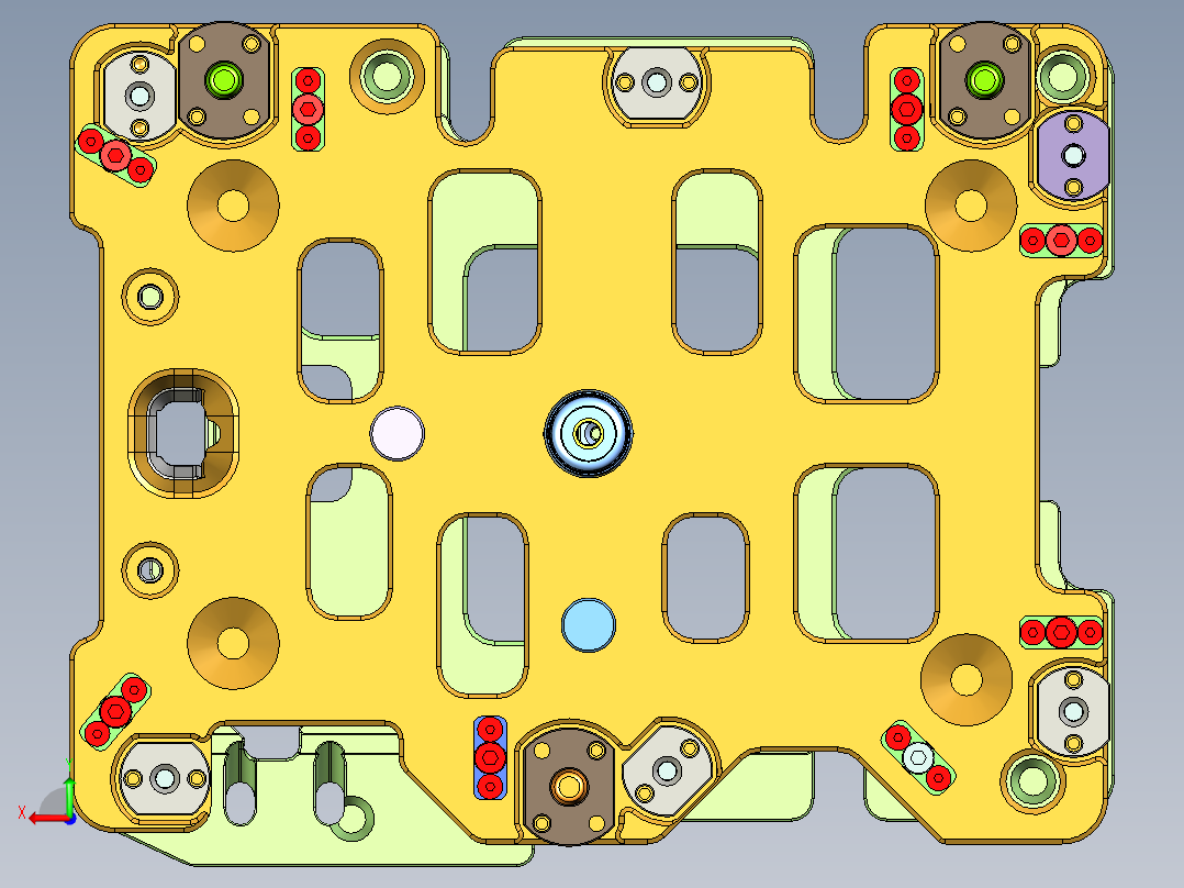 AT1-CNC4笔记本CNC工装夹具三维模型-Wifi Kuaihuan后视图