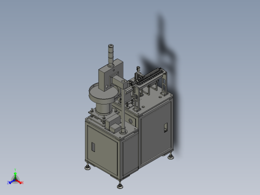 手机垫圈涂布机step正等轴测缩略图