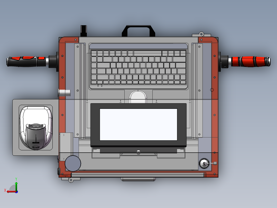 量料机sw22可编辑后视图