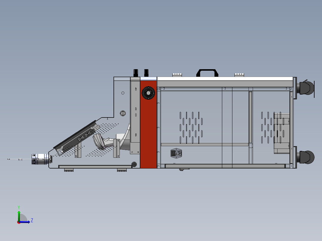 量料机sw22可编辑左视图