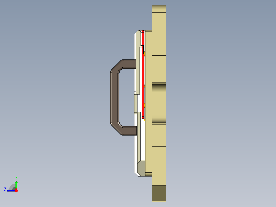 ZC001-笔记本CNC工装夹具三维模型CNC5-191216右视图