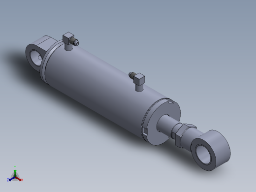 焊接式液压缸80x35x170-5-mm-1.snapshot.1正等轴测缩略图