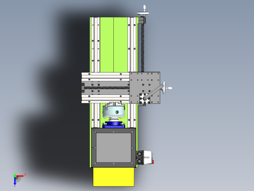 TORNO CASEIRO车床结构3D图纸 Solidworks设计俯视缩略图