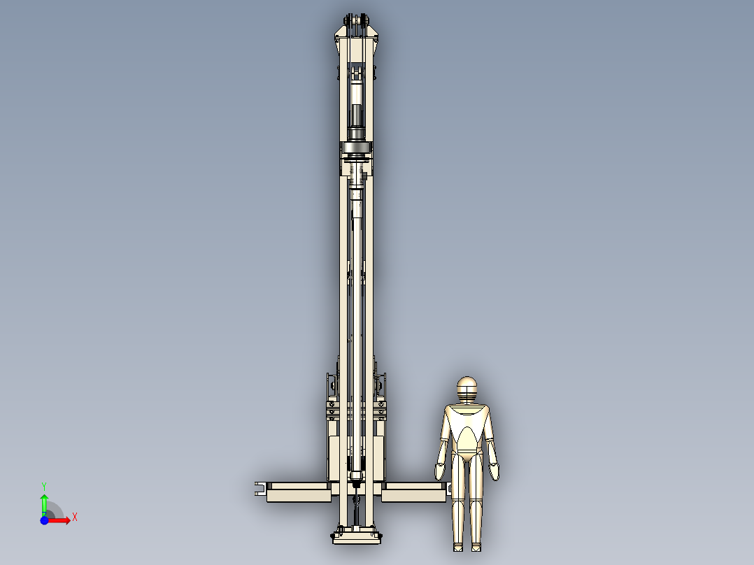 B2003905-水井钻机前视图