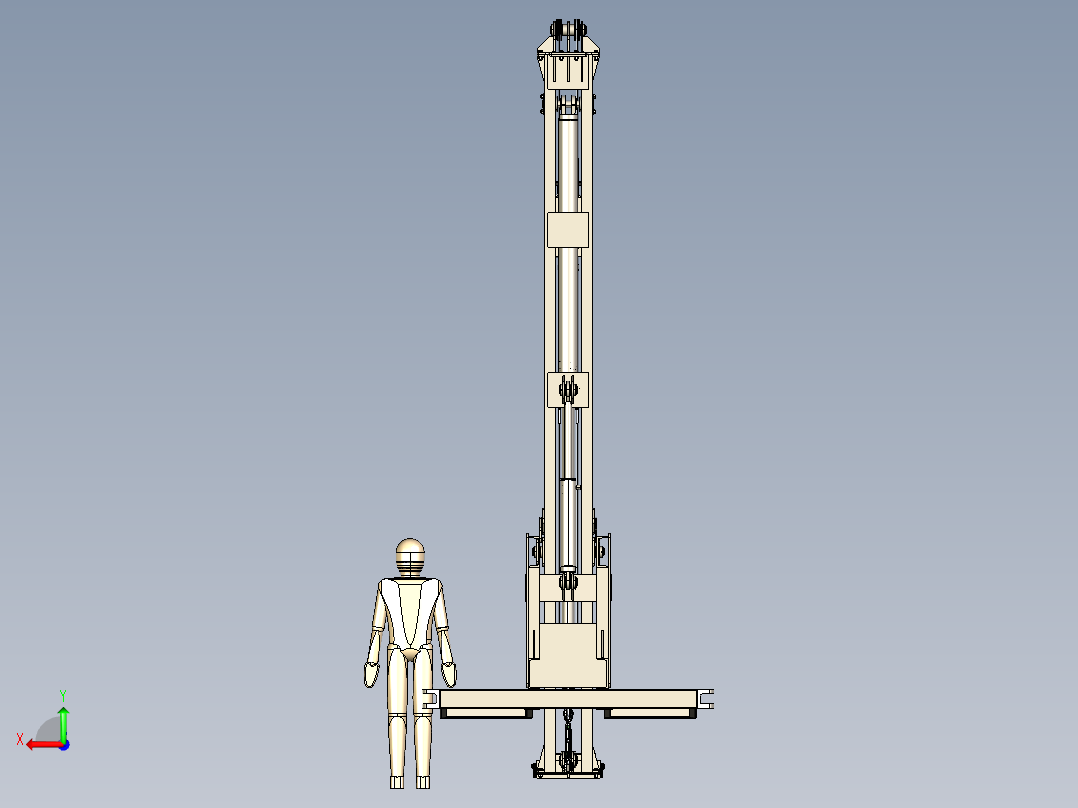 B2003905-水井钻机后视图