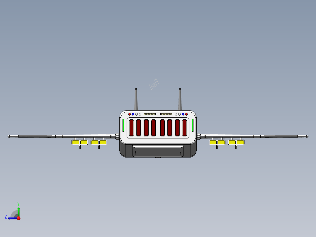 宇宙飞船(16)右视图