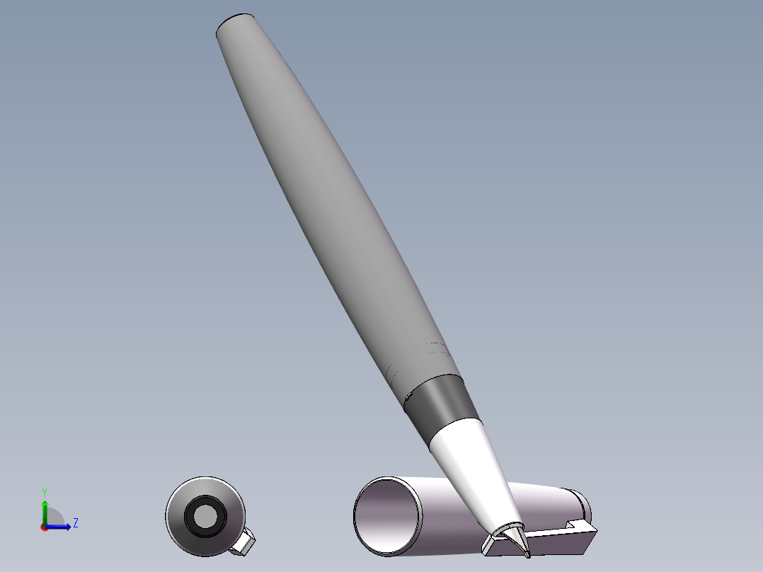 笔、中性笔、铅笔(19)左视图