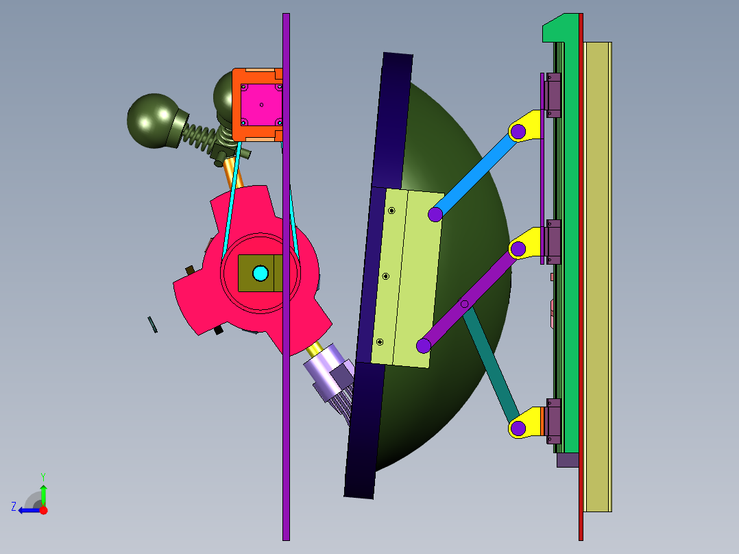 朝天锅茶叶杀青机右视图