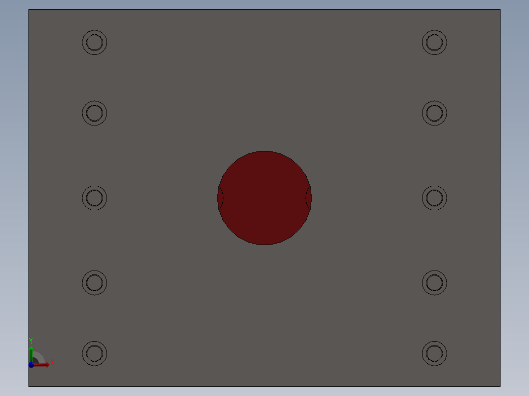 注塑模具、模具前视图
