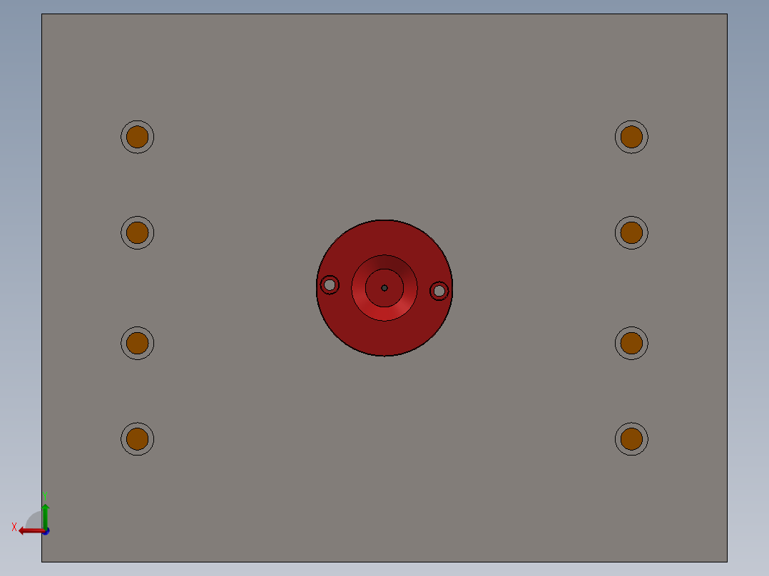 注塑模具、模具后视图