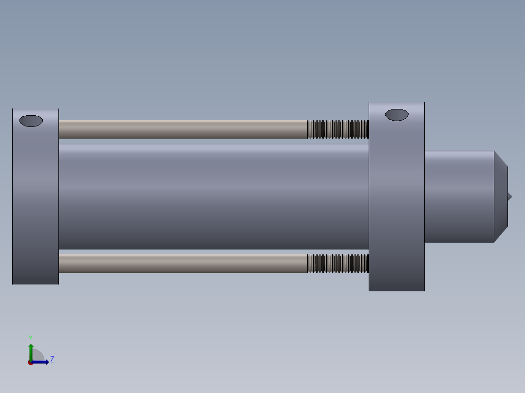 拉杆气缸-20x10x62-mm-1.snapshot.1 (1)左视图