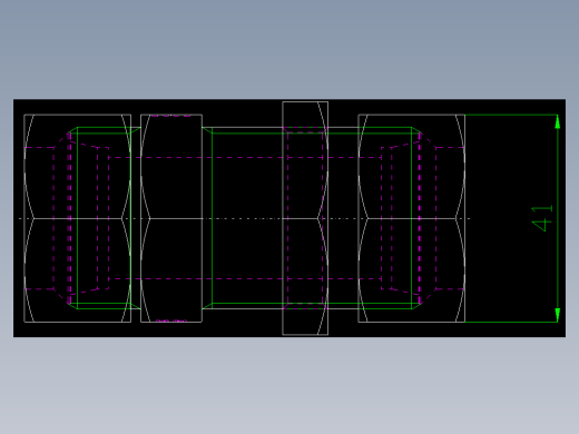 PARKER管接头EO Bulkhead union SV28L71(16)_top