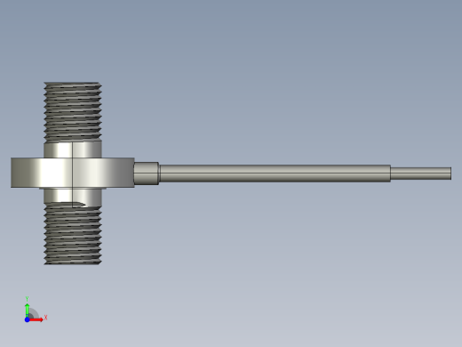 微型螺纹直列式拉压力传感器前视缩略图