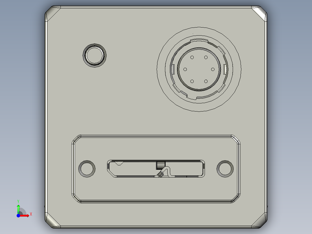 MV-CE200-11UMUC工业相机(镜头)前视图