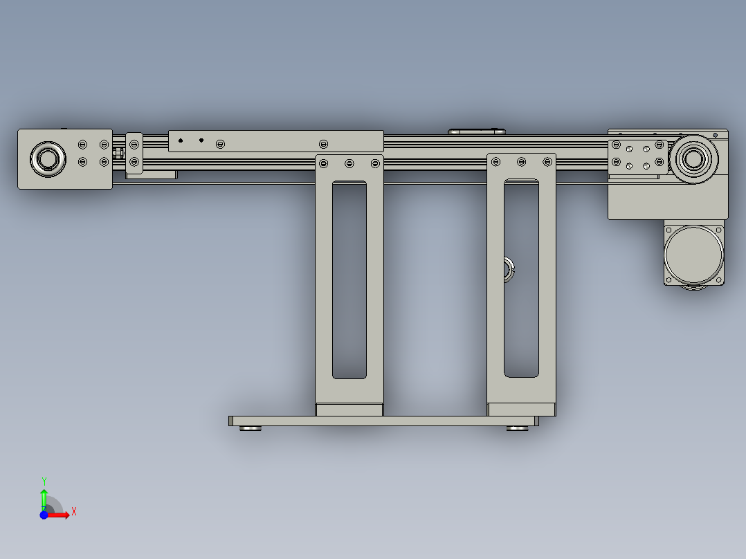 下料输送带-前视图