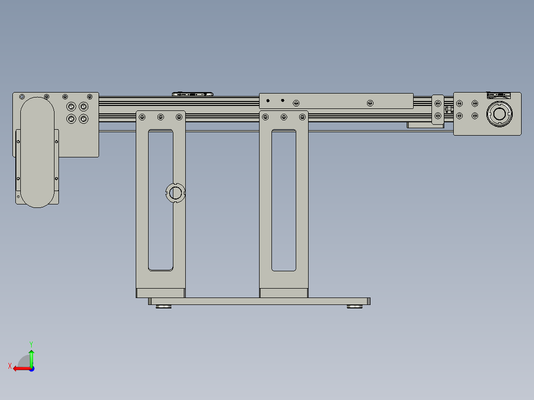 下料输送带-后视图