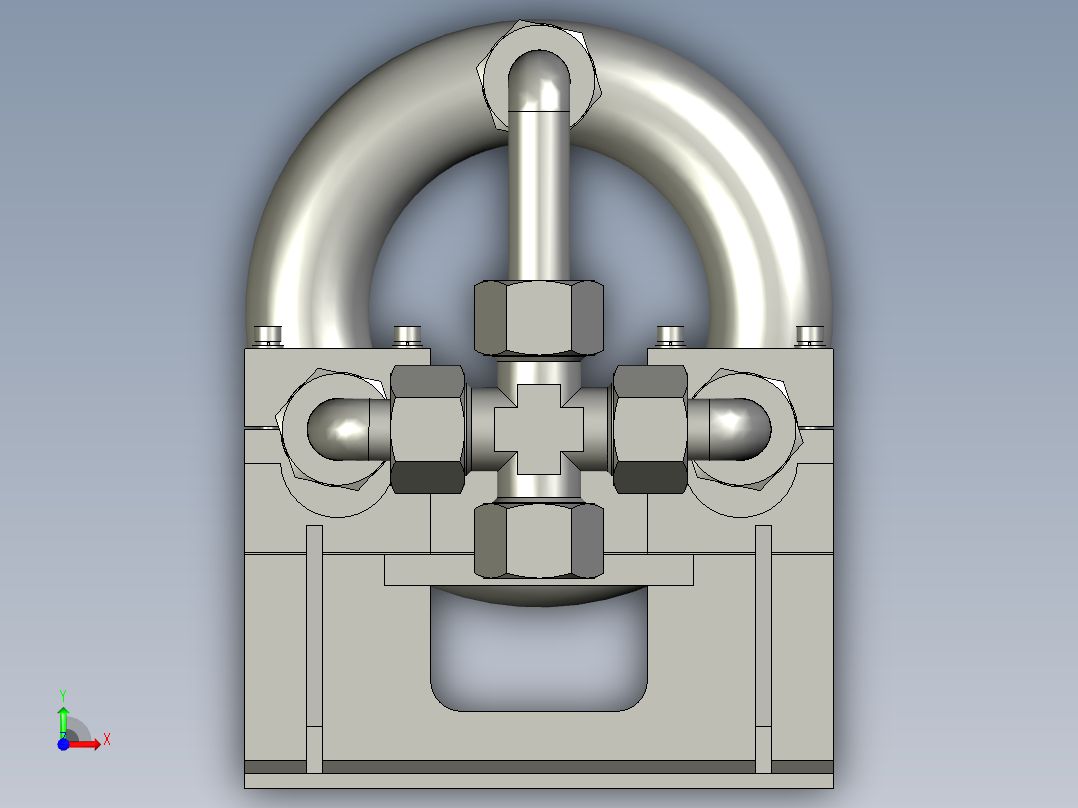 可调节喷嘴组件前视图