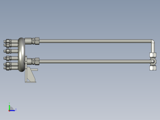 可调节喷嘴组件左视缩略图