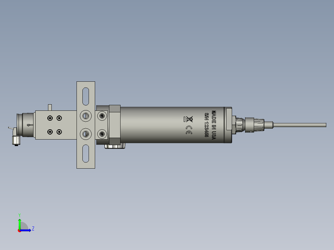气动点胶枪EFD-794左视图