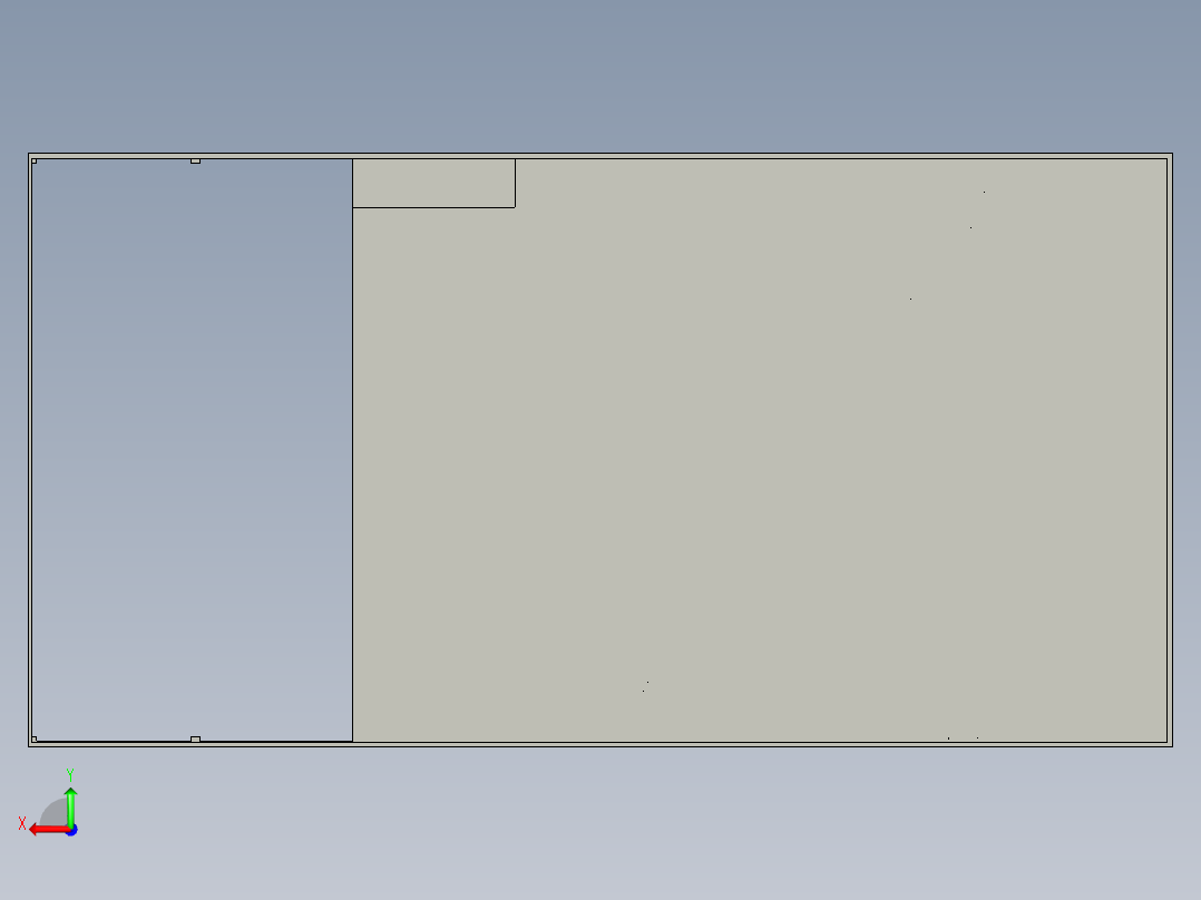 礼堂和机械车间的室内设计后视图